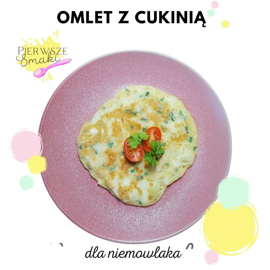 omlet z cukinią dla niemowlaka blw