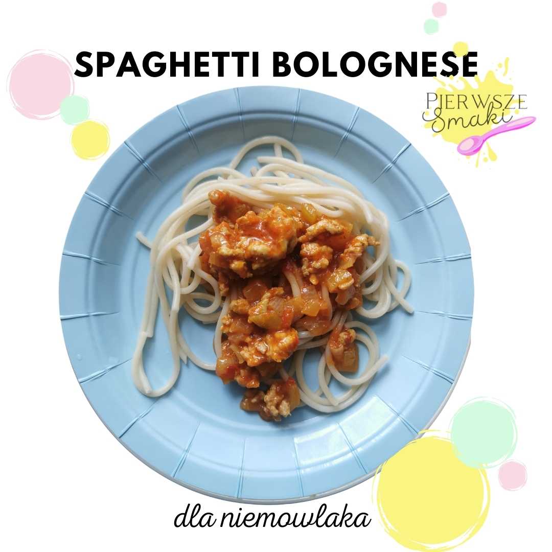 spaghetti bolognese dla niemowlaka
