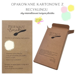 opakowanie do zestawu sztućcy do nauki jedzenia rozszerzanie diety pierwsze smaki