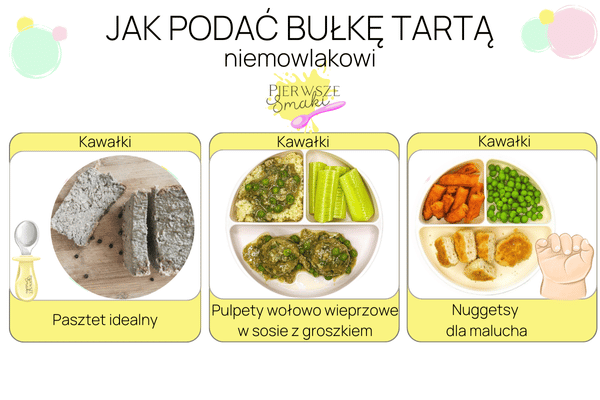 Jak podać bułkę tartą niemowlakowi
