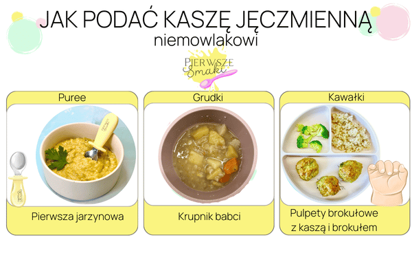 Kasza jęczmienna dla niemowlaka