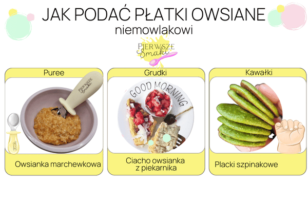 Płatki owsiane dla niemowlaka. Jak podać płatki owsiane