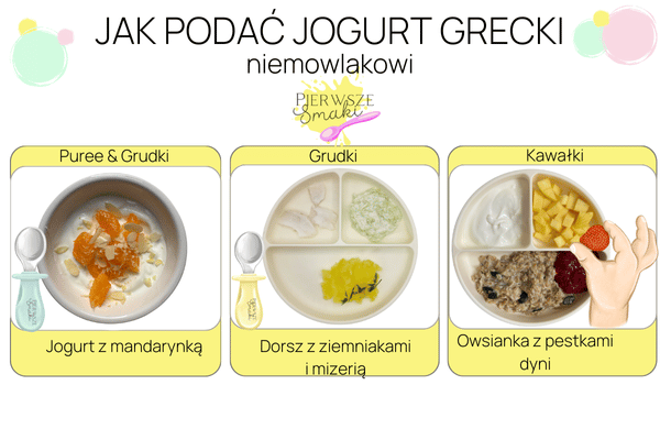 Jogurt grecki dla niemowlaka, kiedy podać niemowlakowi jogurt grecki