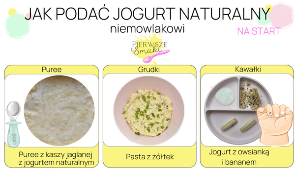 Jogurt naturalny dla niemowlaka