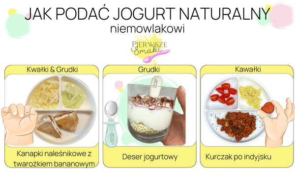 Jakp odać jogurt naturalny da niemowlaka