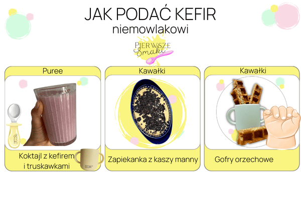 Kefir dla niemowlaka, jak podać kefir niemowlakowi w trakcie rozszerzania diety
