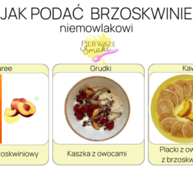 Jak podać brzoskwinie niemowlakowi
