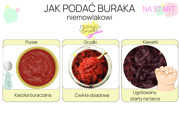 Jakpodać buraka na początku rozszerzania diety