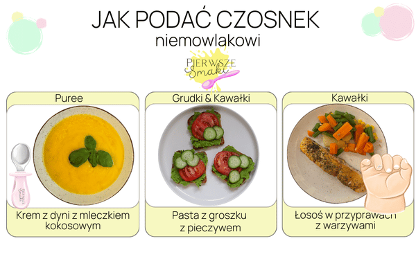 Jak podać czosnek niemowlakowi. Przepisy z czosnkiem dla niemowlaka