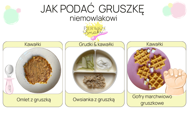 Przepisy z gruszką dla niemowlaka