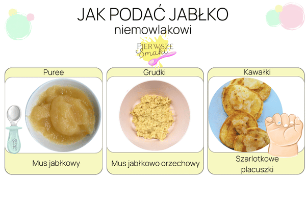 Jak podać jabłko niemowlakowi, przepisy z jabłkiem na czas rozszerzania diety