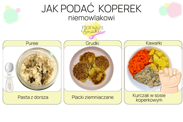 Jakpodać koperek niemowlakowi. Przepisy z koperkiem na czas rozszerzania diety
