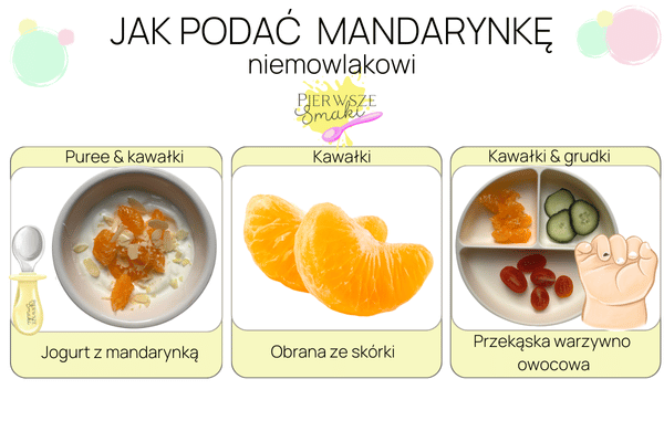 Przepisy z mandarynką dla niemowlaka