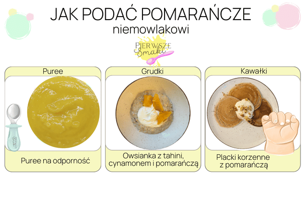 Przepisy z pomarańczą dla niemowlaka
