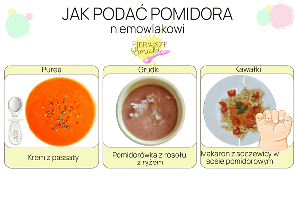 Jak podać pomidora niemowlakowi. Przepisy z pomidorem dla niemowlaka