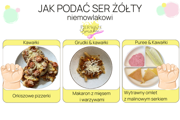 Ser żółty dla niemowlaka, przepisy z serem żółtym na czas rozszerzania diety