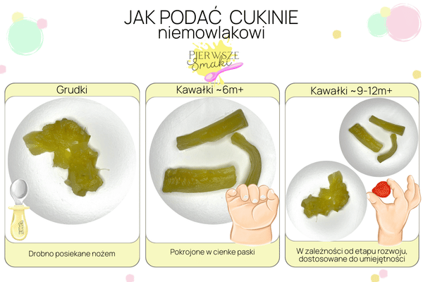 Jak podać cukinie niemowlakowi