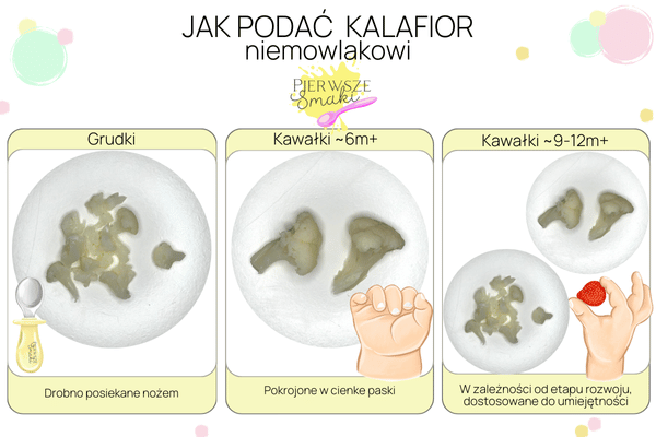 Jak podać kalafior niemowlakowi