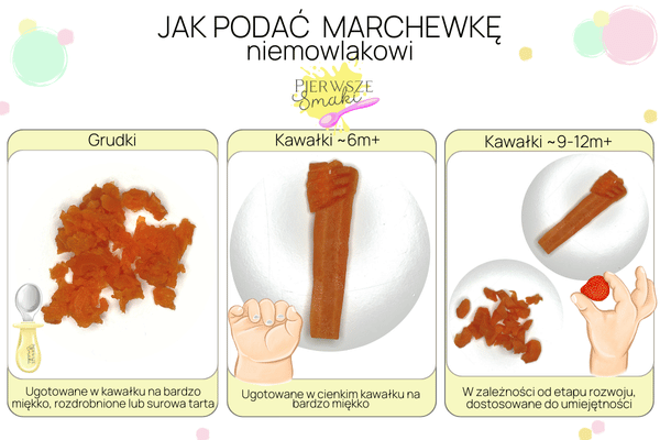 Jak podać marchew pierwsze smaki