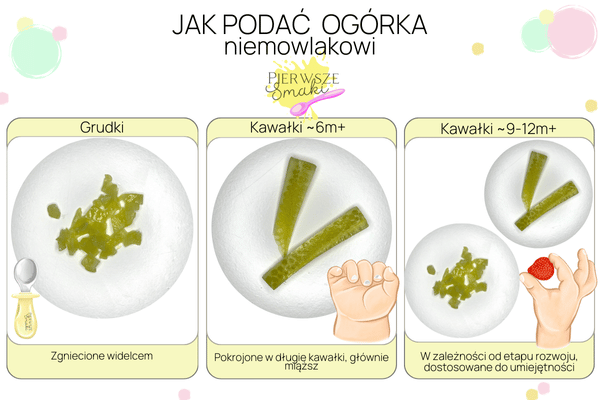 Jak podać ogórka niemowlakowi