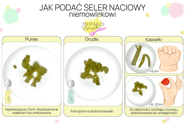 jak podać seler naciowy niemowlakowi